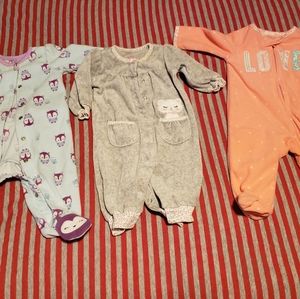 Baby girl sleepers